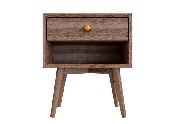 wooden beside table